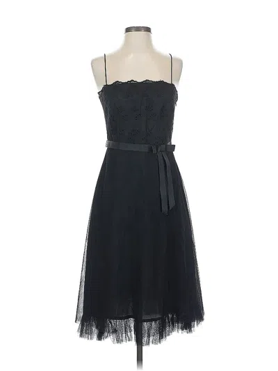 Pre-owned Laundry By Shelli Segal Cocktail Dress In Black
