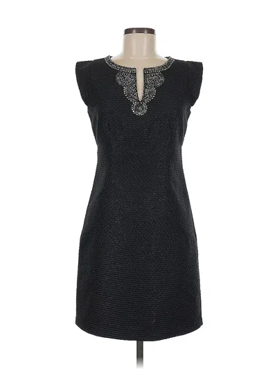 Pre-owned Laundry By Shelli Segal Cocktail Dress In Black