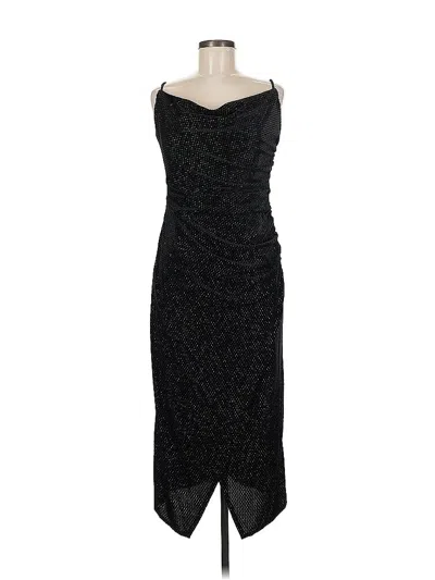Pre-owned Laundry By Shelli Segal Cocktail Dress In Black