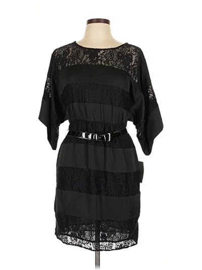 Pre-owned Laundry By Shelli Segal Cocktail Dress In Black