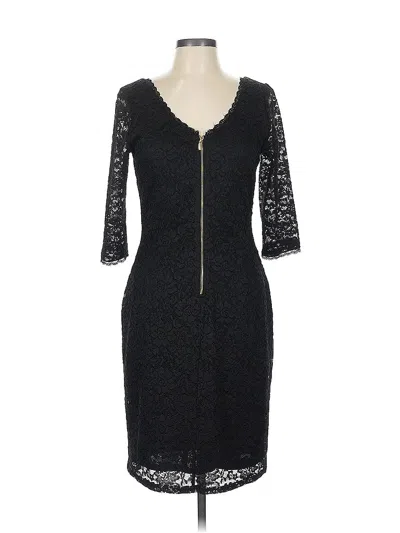 Pre-owned Laundry By Shelli Segal Cocktail Dress In Black