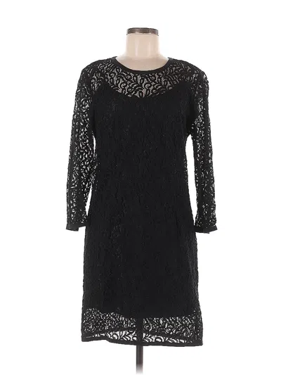 Pre-owned Laundry By Shelli Segal Cocktail Dress In Black