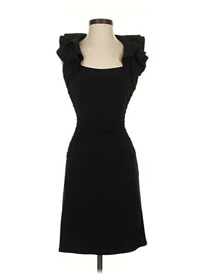 Pre-owned Laundry By Shelli Segal Cocktail Dress In Black