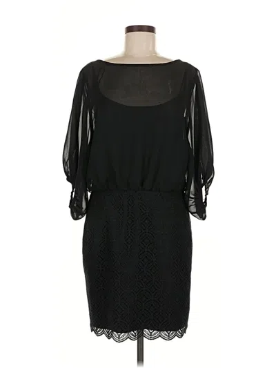 Pre-owned Laundry By Shelli Segal Cocktail Dress In Black