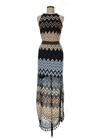Pre-owned Laundry By Shelli Segal Cocktail Dress In Black