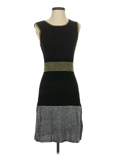 Pre-owned Laundry By Shelli Segal Cocktail Dress In Black