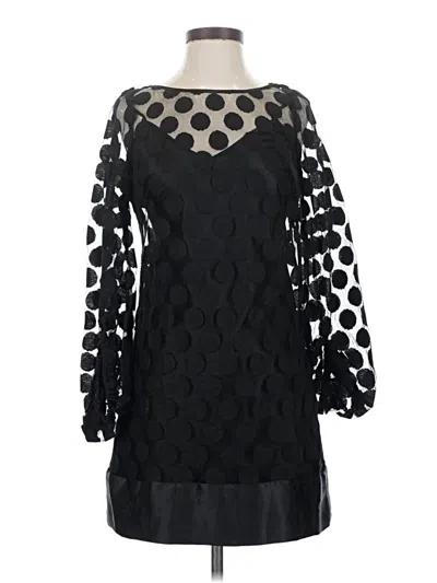 Pre-owned Laundry By Shelli Segal Cocktail Dress In Black