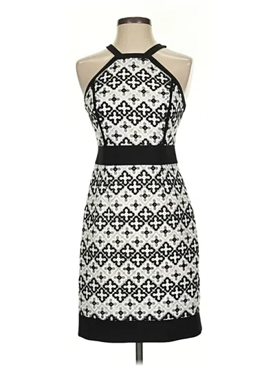 Pre-owned Laundry By Shelli Segal Cocktail Dress In Black