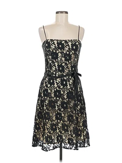 Pre-owned Laundry By Shelli Segal Cocktail Dress In Black