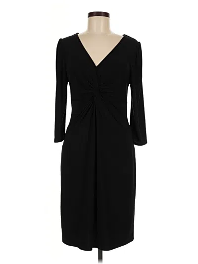 Pre-owned Laundry By Shelli Segal Cocktail Dress In Black