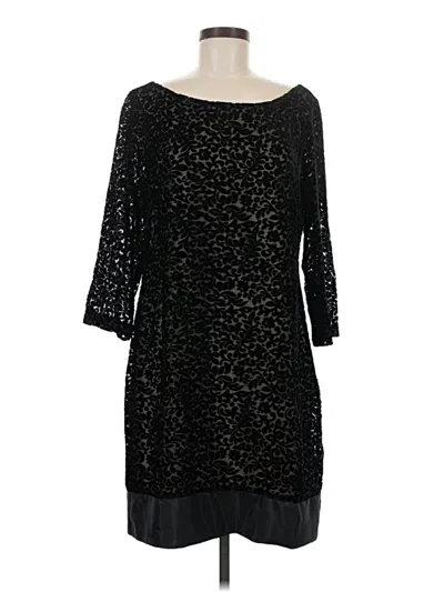 Pre-owned Laundry By Shelli Segal Cocktail Dress In Black