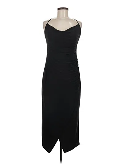Pre-owned Laundry By Shelli Segal Cocktail Dress In Black