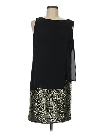 Pre-owned Laundry By Shelli Segal Cocktail Dress In Black