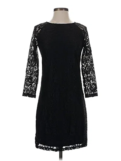 Pre-owned Laundry By Shelli Segal Cocktail Dress In Black