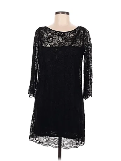Pre-owned Laundry By Shelli Segal Cocktail Dress In Black