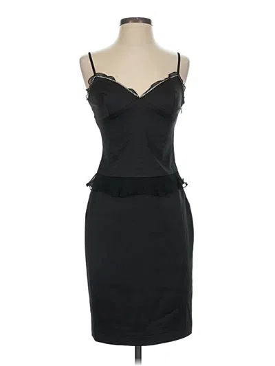 Pre-owned Laundry By Shelli Segal Cocktail Dress In Black