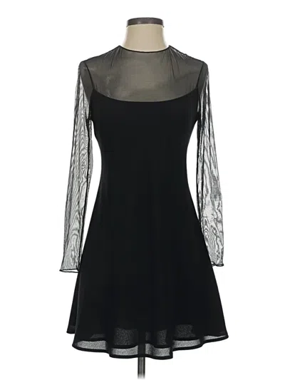 Pre-owned Laundry By Shelli Segal Cocktail Dress In Black