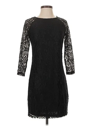 Pre-owned Laundry By Shelli Segal Cocktail Dress In Black