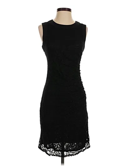 Pre-owned Laundry By Shelli Segal Cocktail Dress In Black