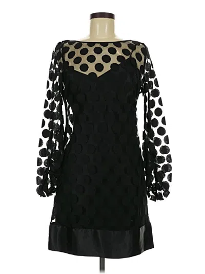 Pre-owned Laundry By Shelli Segal Cocktail Dress In Black