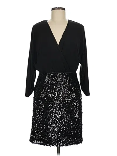Pre-owned Laundry By Shelli Segal Cocktail Dress In Black