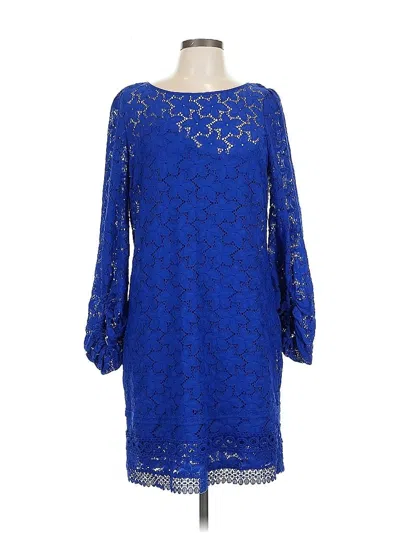 Pre-owned Laundry By Shelli Segal Cocktail Dress In Blue