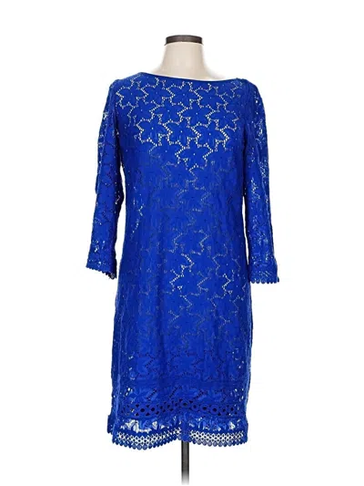 Pre-owned Laundry By Shelli Segal Cocktail Dress In Blue