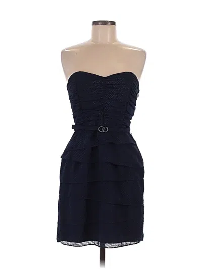 Pre-owned Laundry By Shelli Segal Cocktail Dress In Blue