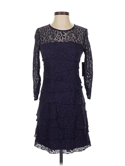 Pre-owned Laundry By Shelli Segal Cocktail Dress In Blue