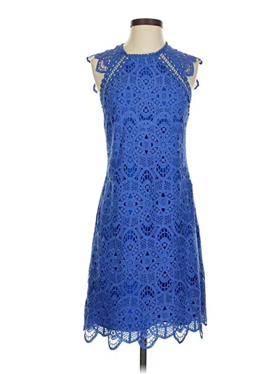 Pre-owned Laundry By Shelli Segal Cocktail Dress In Blue