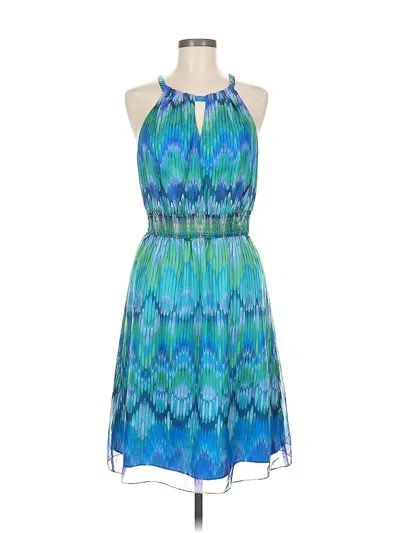 Pre-owned Laundry By Shelli Segal Cocktail Dress In Blue