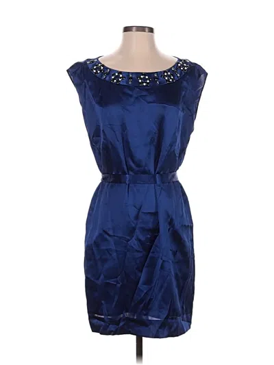 Pre-owned Laundry By Shelli Segal Cocktail Dress In Blue