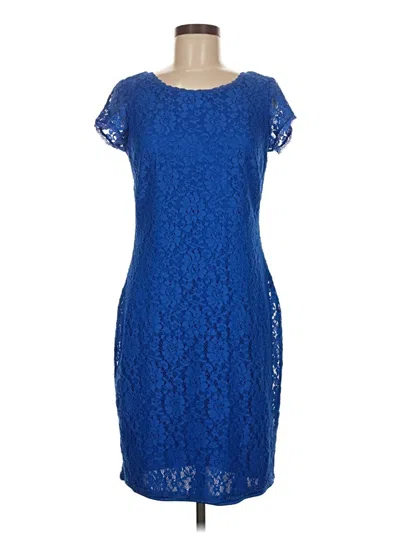 Pre-owned Laundry By Shelli Segal Cocktail Dress In Blue