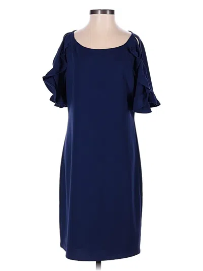 Pre-owned Laundry By Shelli Segal Cocktail Dress In Blue