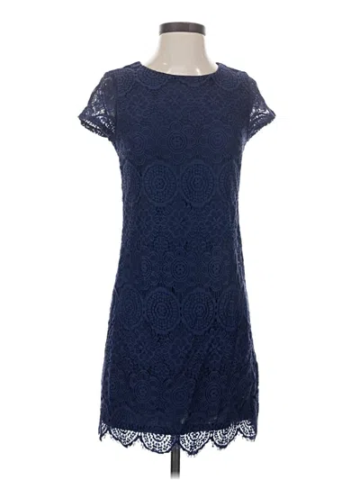 Pre-owned Laundry By Shelli Segal Cocktail Dress In Blue