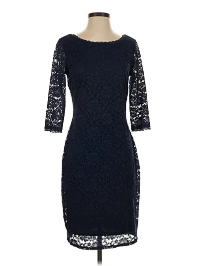Pre-owned Laundry By Shelli Segal Cocktail Dress In Blue