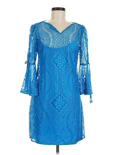 Laundry By Shelli Segal Cocktail Dress In Blue