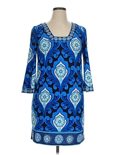 Pre-owned Laundry By Shelli Segal Cocktail Dress In Blue