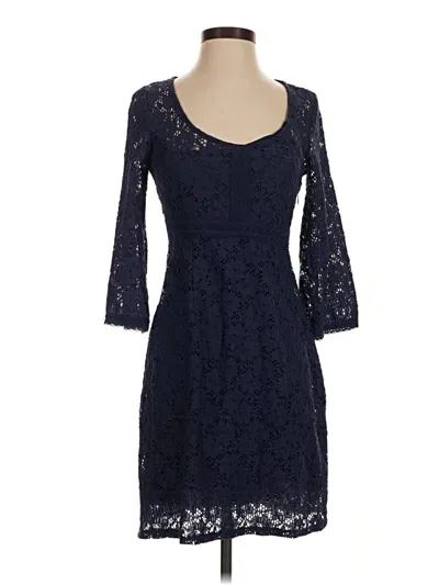 Pre-owned Laundry By Shelli Segal Cocktail Dress In Blue