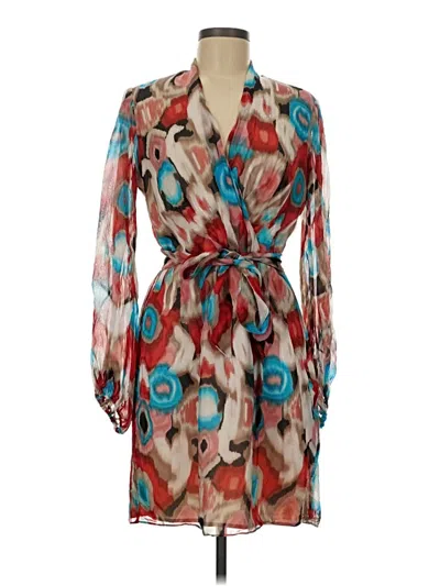 Pre-owned Laundry By Shelli Segal Cocktail Dress In Brown