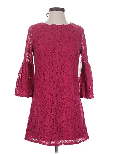Laundry By Shelli Segal Cocktail Dress In Burgundy