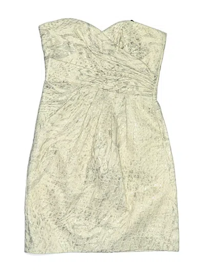 Pre-owned Laundry By Shelli Segal Cocktail Dress In Gold