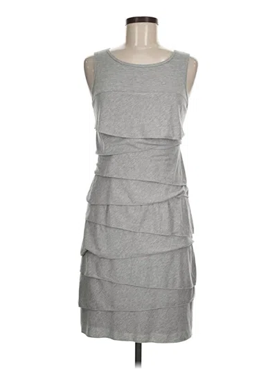 Pre-owned Laundry By Shelli Segal Cocktail Dress In Gray