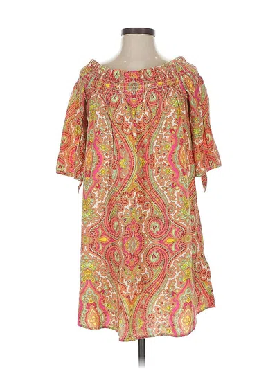 Pre-owned Laundry By Shelli Segal Cocktail Dress In Orange