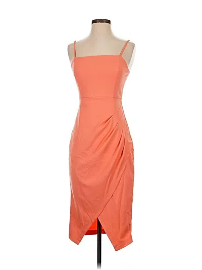 Pre-owned Laundry By Shelli Segal Cocktail Dress In Orange