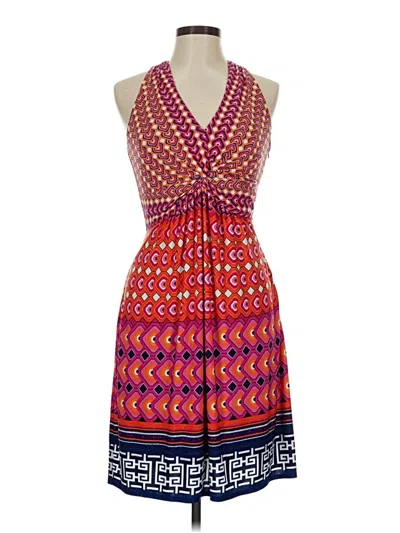 Pre-owned Laundry By Shelli Segal Cocktail Dress In Orange