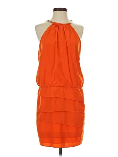 Pre-owned Laundry By Shelli Segal Cocktail Dress In Orange