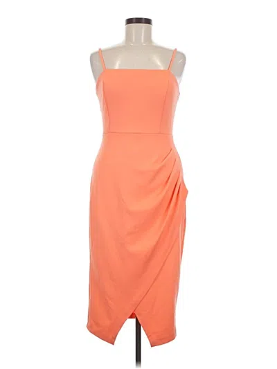Pre-owned Laundry By Shelli Segal Cocktail Dress In Orange