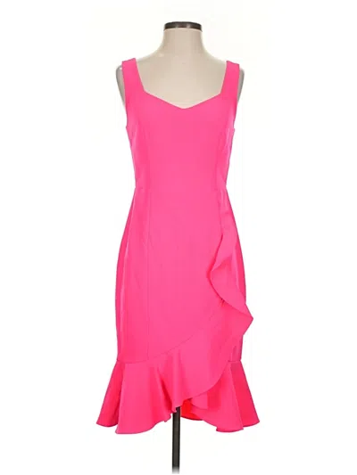 Pre-owned Laundry By Shelli Segal Cocktail Dress In Pink