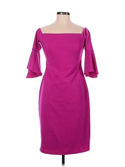 Pre-owned Laundry By Shelli Segal Cocktail Dress In Pink